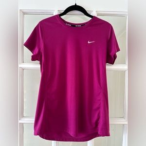 Nike Running drifit top. Pink. Size Large.